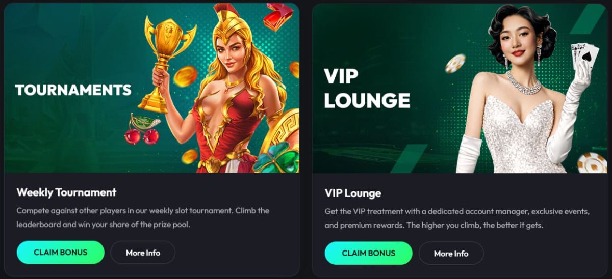 Swift Casino Bonus 2026 — Code SWIFT, C$100, 50 Spins image 2